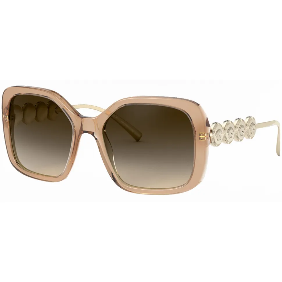 Versace - Sunglasses Signature Medusa Square - Light Brown - Sunglasses - Versace Eyewear - Avvenice