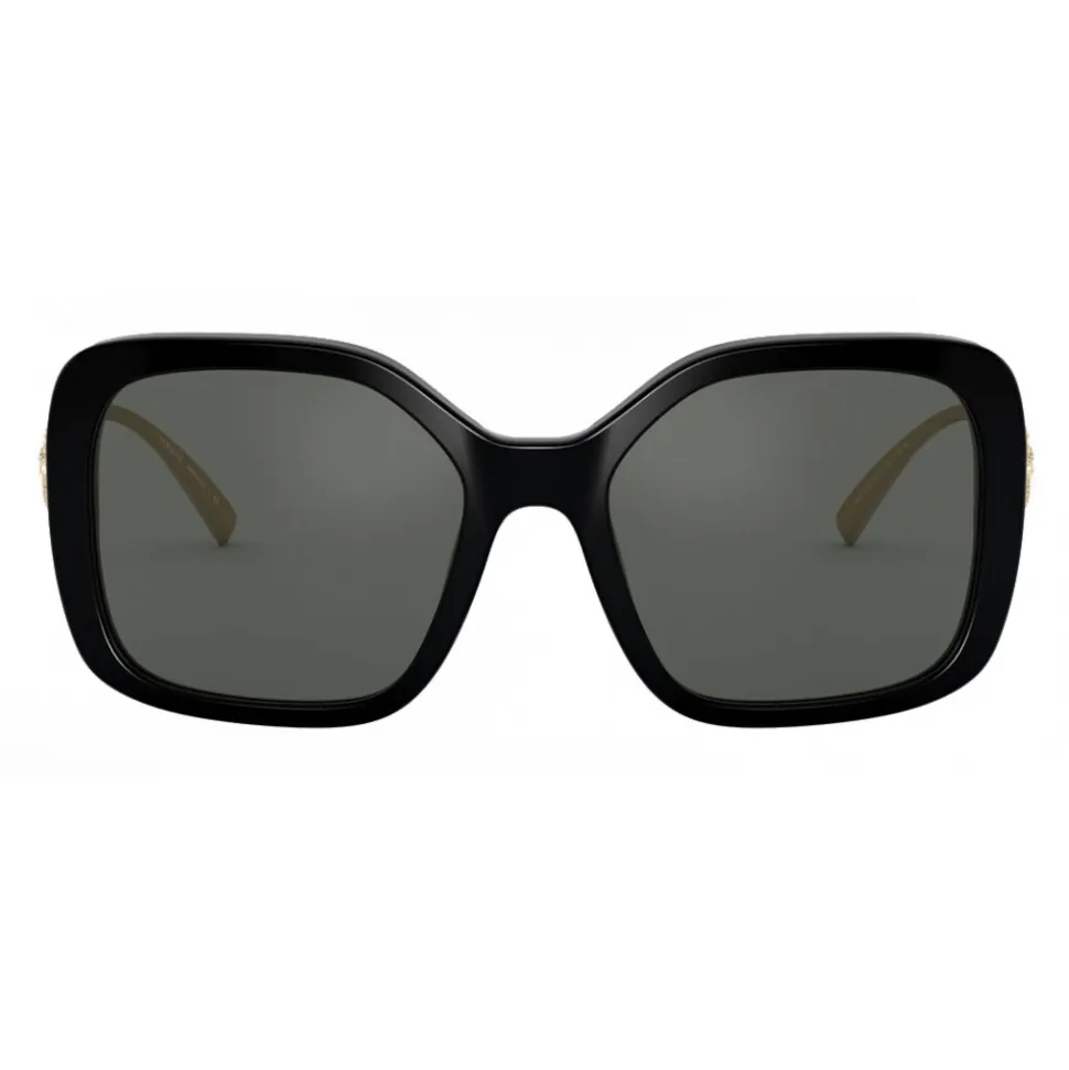 Versace - Sunglasses Signature Medusa Square - Black Gold - Sunglasses - Versace Eyewear - Avvenice