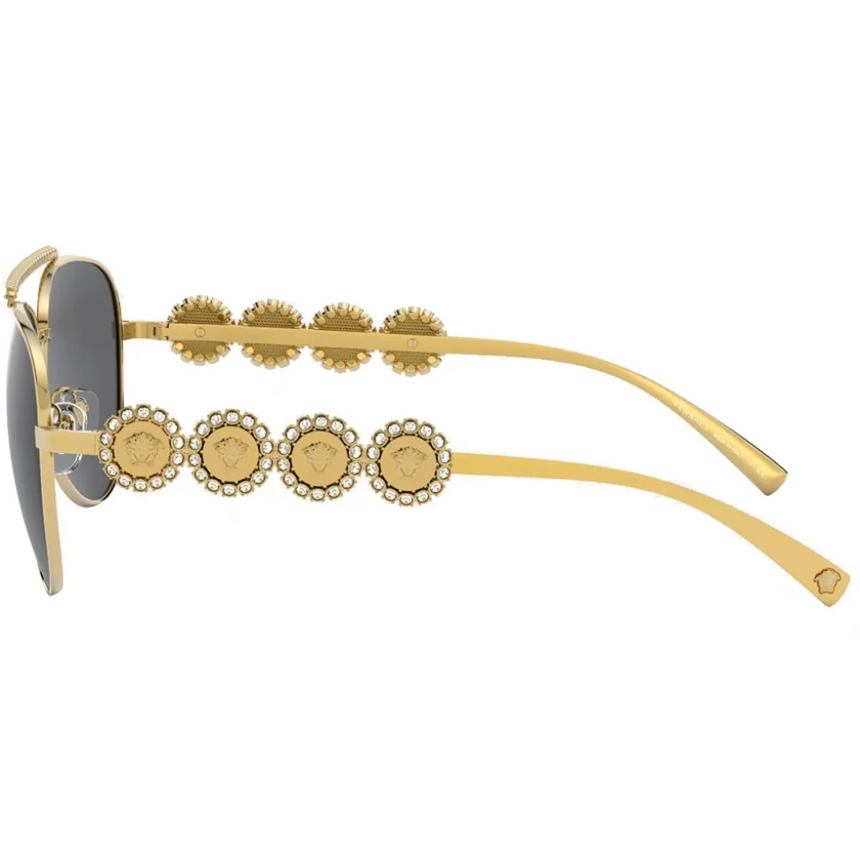 Versace - Sunglasses Signature Medusa Pilot - Gold - Sunglasses - Versace Eyewear - Avvenice