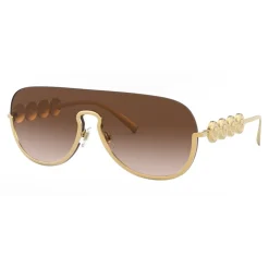 Versace - Sunglasses Signature Medusa Visor - Gold - Sunglasses - Versace Eyewear - Avvenice
