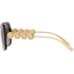 Versace - Sunglasses Signature Medusa Square Polarized - Black - Sunglasses - Versace Eyewear - Avvenice