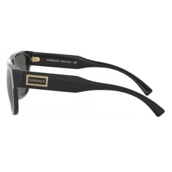 Versace - Sunglasses Square 90s Vintage Logo - Black - Sunglasses - Versace Eyewear - Avvenice