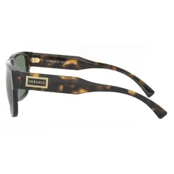 Versace - Sunglasses Square 90s Vintage Logo - Havana - Sunglasses - Versace Eyewear - Avvenice