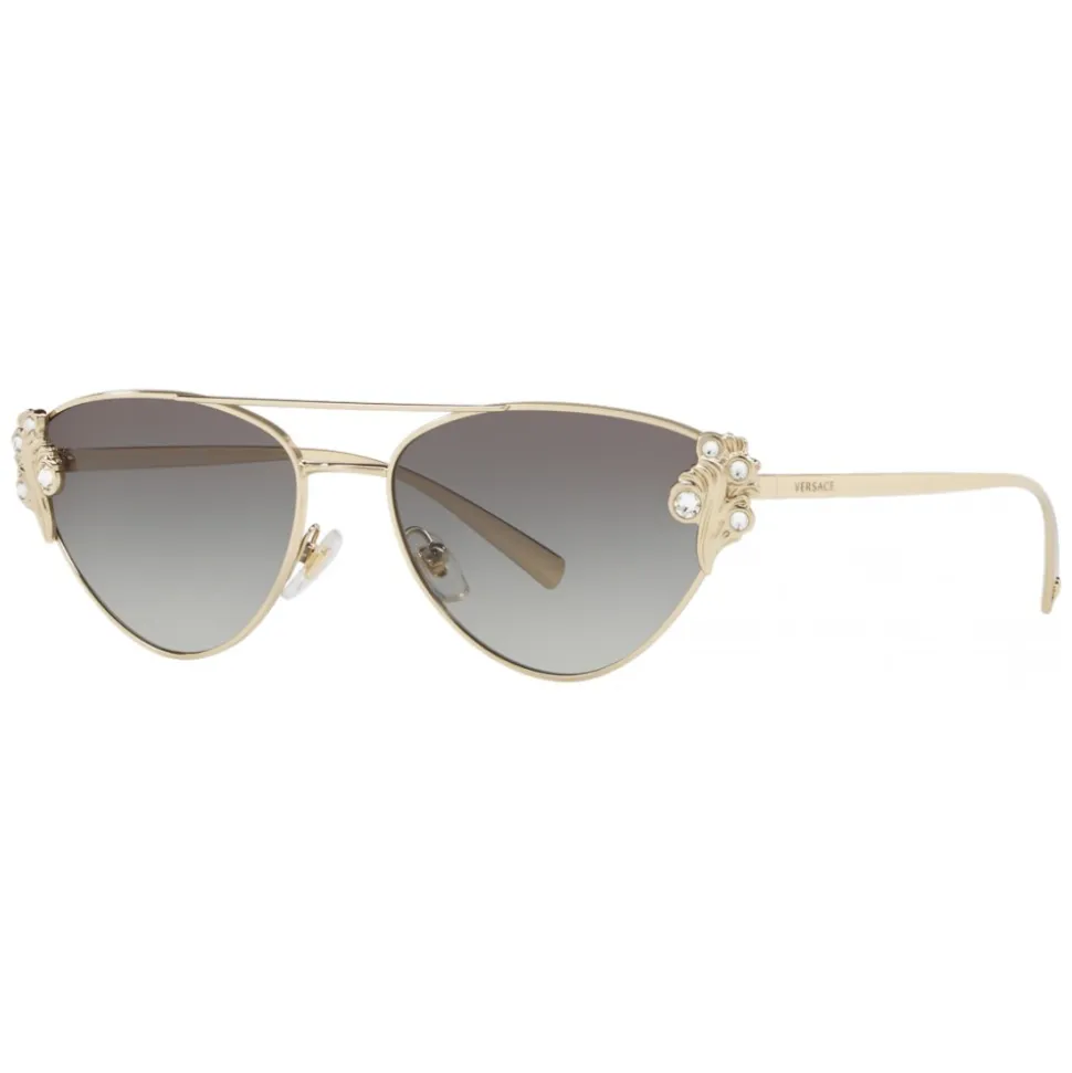 Versace - Sunglasses Versace Baroccomania - Grey Gold - Sunglasses - Versace Eyewear - Avvenice