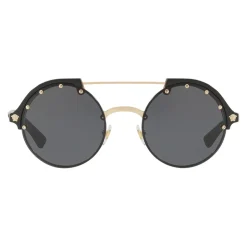 Versace - Sunglasses Versace Frenergy Round - Black - Sunglasses - Versace Eyewear - Avvenice