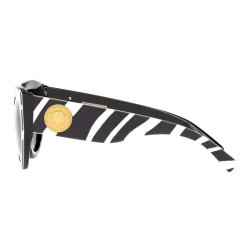 Versace - Sunglasses Versace Tribute with Zebra Print - Black - Sunglasses - Versace Eyewear - Avvenice