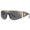 Versace - Sunglasses Versace Tribute Mask - Gold Grey - Sunglasses - Versace Eyewear - Avvenice