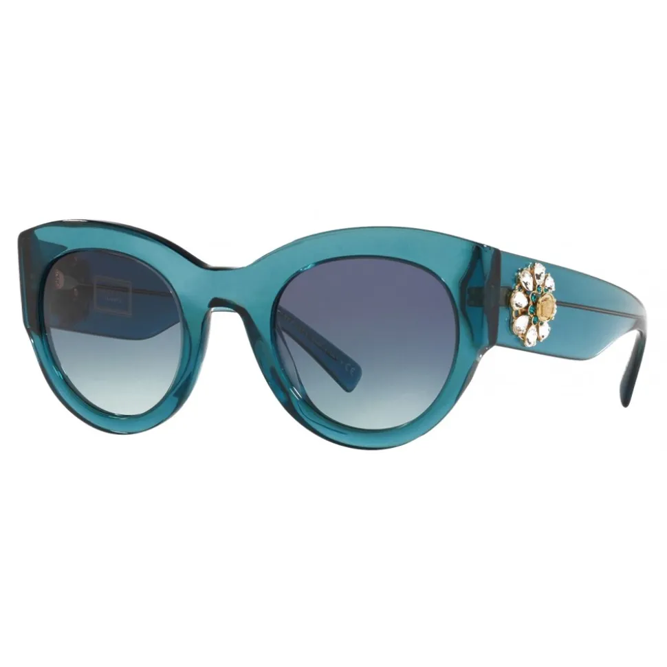 Versace - Sunglasses Versace Tribute Jewel - Blue - Sunglasses - Versace Eyewear - Avvenice
