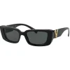Versace - Sunglasses Versace Virtus Rectangular - Black - Sunglasses - Versace Eyewear - Avvenice