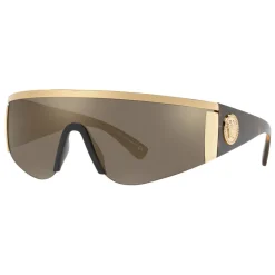 Versace - Sunglasses Versace Tribute Mask - Gold Havana - Sunglasses - Versace Eyewear - Avvenice