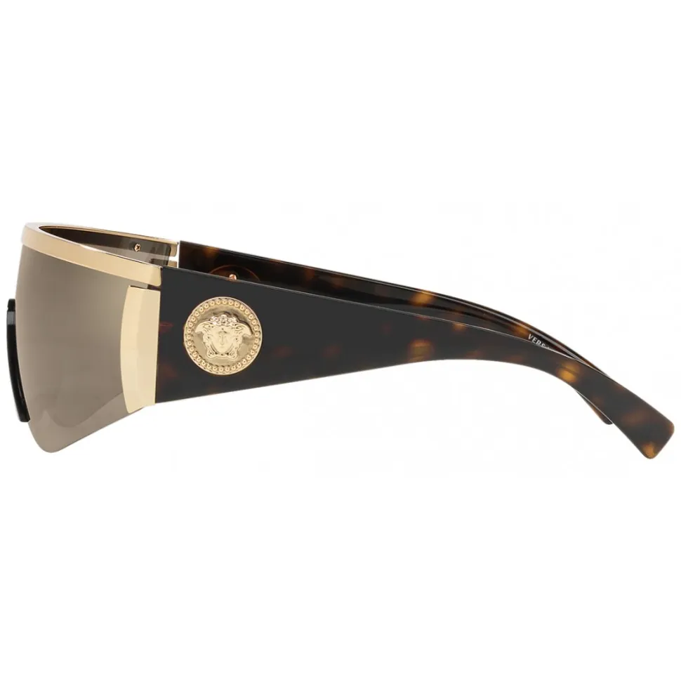 Versace - Sunglasses Versace Tribute Mask - Gold Havana - Sunglasses - Versace Eyewear - Avvenice