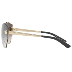 Versace - Versace Glam Medusa Shield Sunglasses - Grey Mirror - Sunglasses - Versace Eyewear - Avvenice
