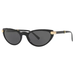 Versace - V-Rock Cat Eye Sunglasses - Black - Sunglasses - Versace Eyewear - Avvenice