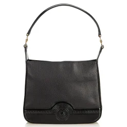 Versace Vintage - Leather Shoulder Bag - Black - Leather Handbag - Luxury High Quality - Avvenice
