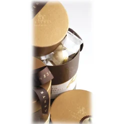 Vincente Delicacies - Almond Cookies with Sicilian Pistachios and Covered with Fine White Chocolate - Cylindrical Box - Avvenice