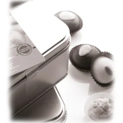 Vincente Delicacies - Assortment of Classic Almond Cookies and with Sicilian Pistachios Covered with Chocolate - Luxor Box - Avvenice