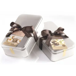Vincente Delicacies - Assortment of Classic Almond Cookies and with Sicilian Pistachios Covered with Chocolate - Luxor Box - Avvenice