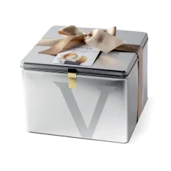 Vincente Delicacies - Classical Panettone with Raisin and Candied Orange - Classique - Artisan in Metallic Box - Avvenice