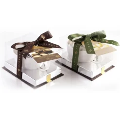 Vincente Delicacies - Classic Almond Cookies Covered With 70% Extra-Dark Chocolate - Ninfea Box - Avvenice