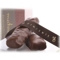 Vincente Delicacies - Crunchy Nougat Pieces with Sicilian Almonds and Covered with Extra-Dark Chocolate - Matador Crystal Box - Avvenice