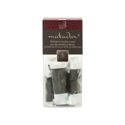 Vincente Delicacies - Crunchy Nougat Pieces with Sicilian Almonds and Covered with Extra-Dark Chocolate - Matador Crystal Box - Avvenice