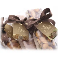 Vincente Delicacies - Crunchy Nougat Bar with Sicilian Hazelnuts - Eros - Opal Ribbon Flow-Pack - Avvenice