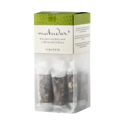 Vincente Delicacies - Crunchy Nougat Pieces with Sicilian Pistachios - Matador Crystal Box - Avvenice