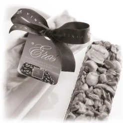 Vincente Delicacies - Crunchy Nougat Bar with Sicilian Pistachios - Eros - Opal Ribbon Flow-Pack - Avvenice
