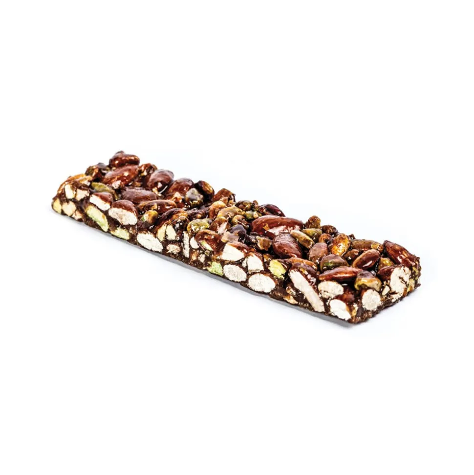 Vincente Delicacies - Crunchy Nougat Bar with Sicilian Pistachios - Eros - Opal Ribbon Flow-Pack - Avvenice