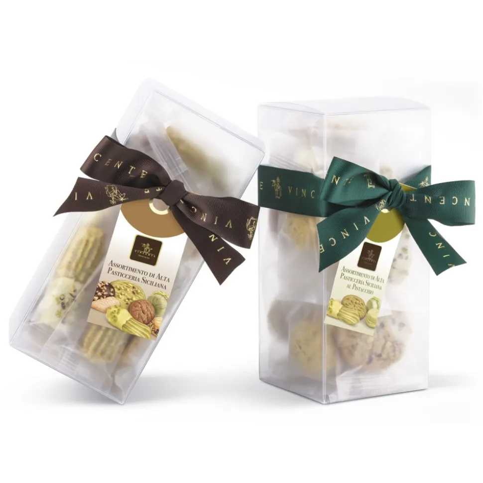 Vincente Delicacies - Fine Sicilian Pastry Pistachio Assortment - Opal Box - Avvenice