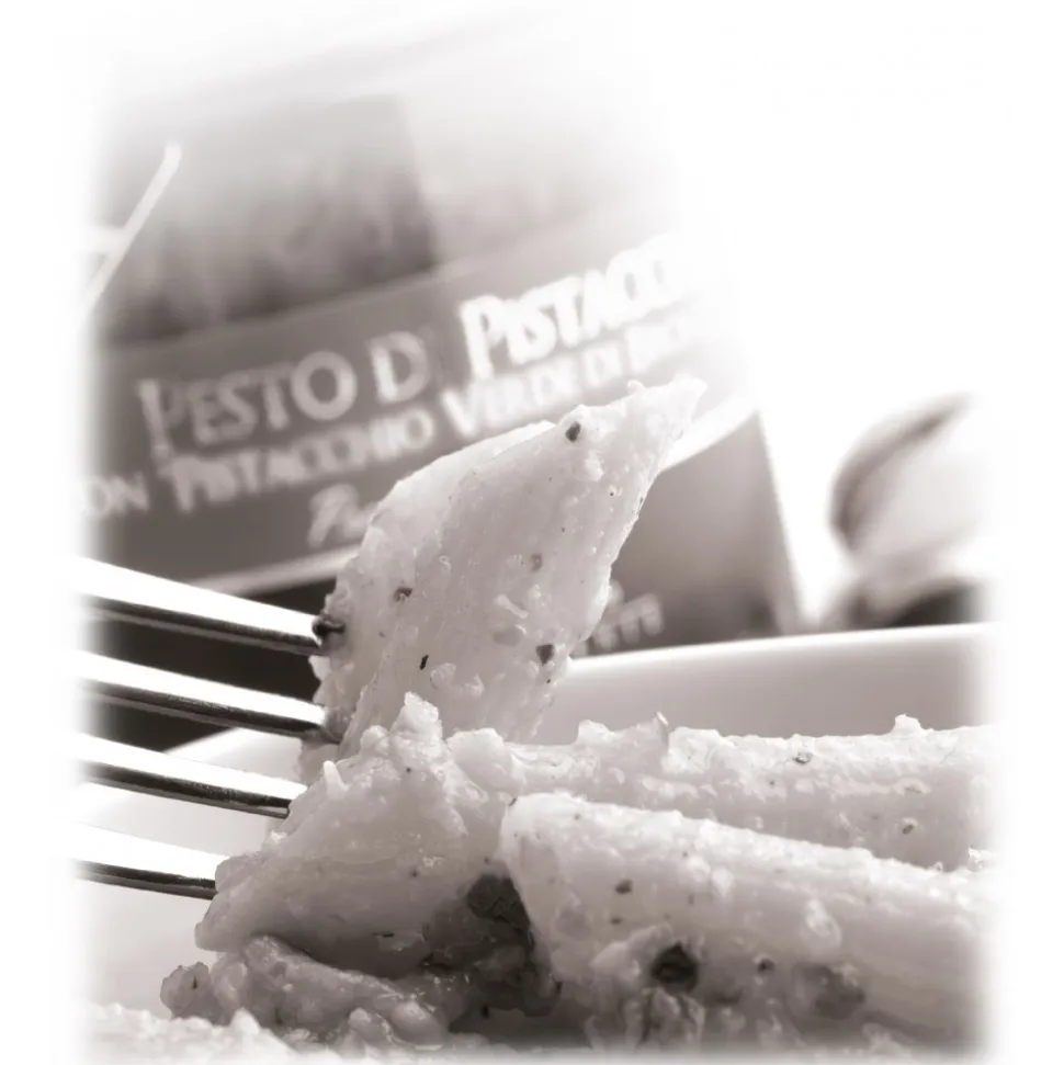 Vincente Delicacies - Green Pistachio from Bronte P.D.O. Pesto - Artisan Gourmet Pesto - 90 g - Avvenice