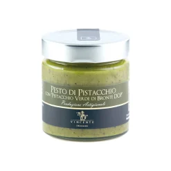 Vincente Delicacies - Green Pistachio from Bronte P.D.O. Pesto - Artisan Gourmet Pesto - 180 g - Avvenice