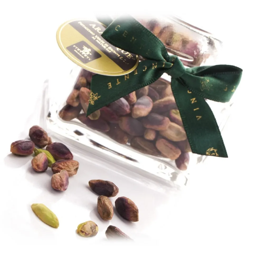 Vincente Delicacies - Lightly Toasted Sicilian Almonds - Arabesque - Dried Fruits in Ribbon Box - Avvenice