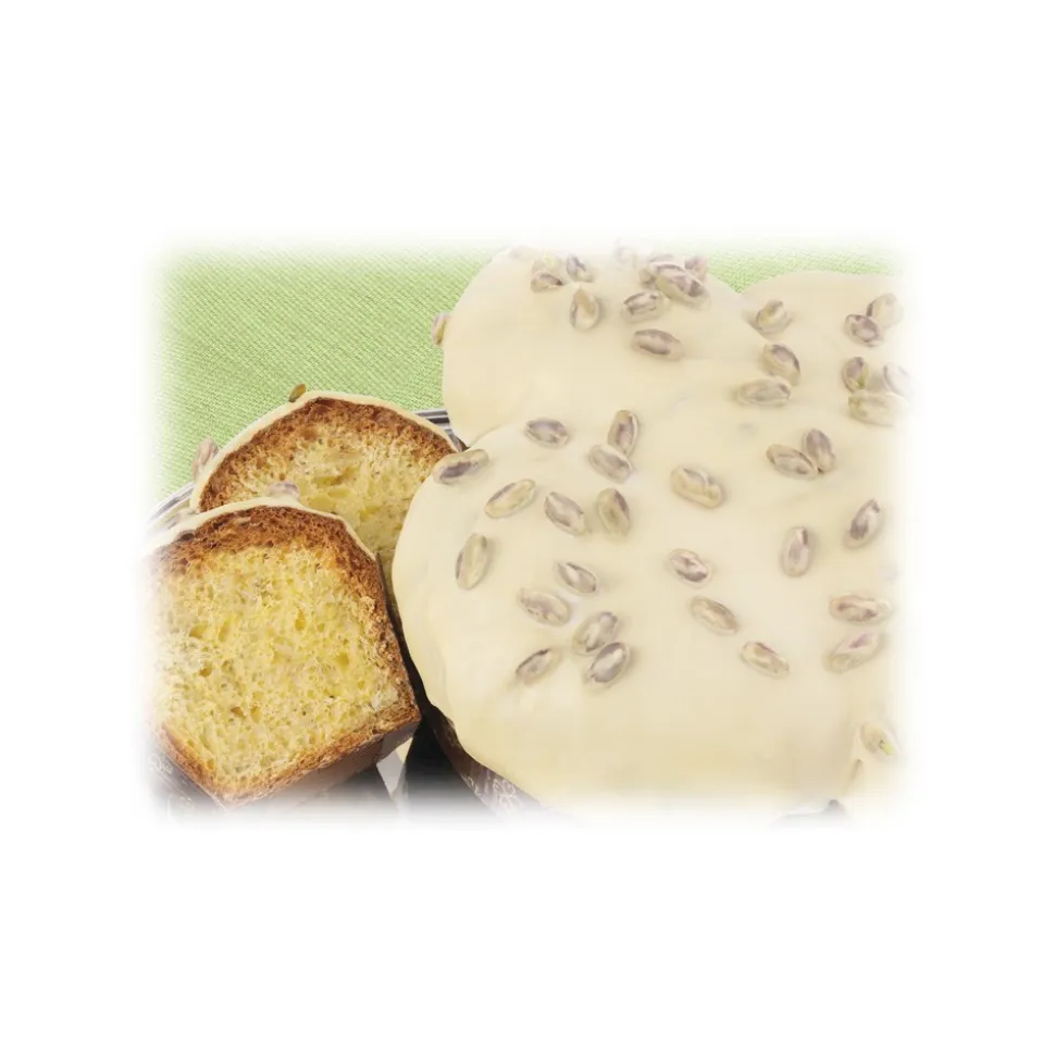 Vincente Delicacies - Mongibello - Artisan Easter Dove - Pandorata with White Chocolate and Sicilian Pistachio - Fastuca Line - Avvenice