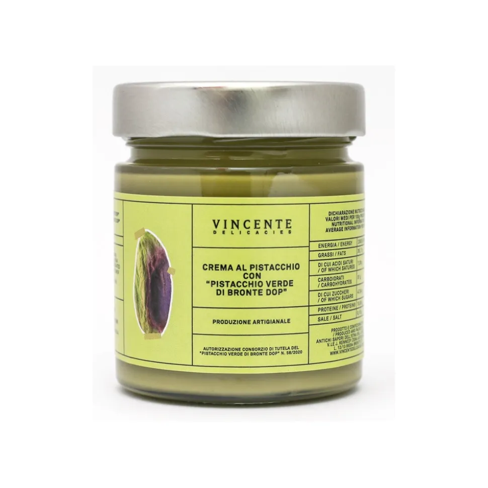 Vincente Delicacies - Panettone Covered with White Chocolate with Bronte Pistachio Cream P.D.O. - Mélange - Avvenice