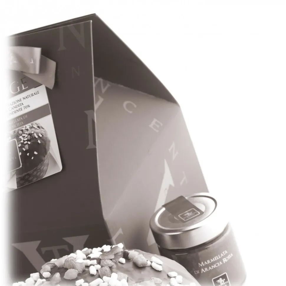 Vincente Delicacies - Panettone Covered with White Chocolate with Bronte Pistachio Cream P.D.O. - Mélange - Avvenice