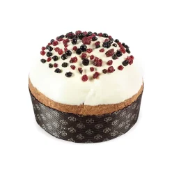 Vincente Delicacies - Panettone Coated with White Chocolate with Wild Fruits - Silvestre - Artisan in Metallic Box - Avvenice