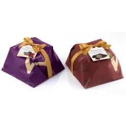 Vincente Delicacies - Panettone Coated with White Chocolate with Wild Fruits - Silvestre - Hand Wrapped Artisan - Avvenice