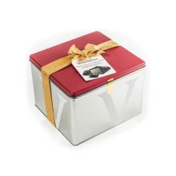 Vincente Delicacies - Panettone Coated with 70% Extra Dark Chocolate - Montezuma - Artisan in Metallic Box - Avvenice