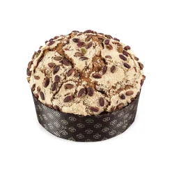 Vincente Delicacies - Panettone with Sicilian Pistachio, Peach and Chocolate - Printemps - Hand Wrapped Artisan - Avvenice