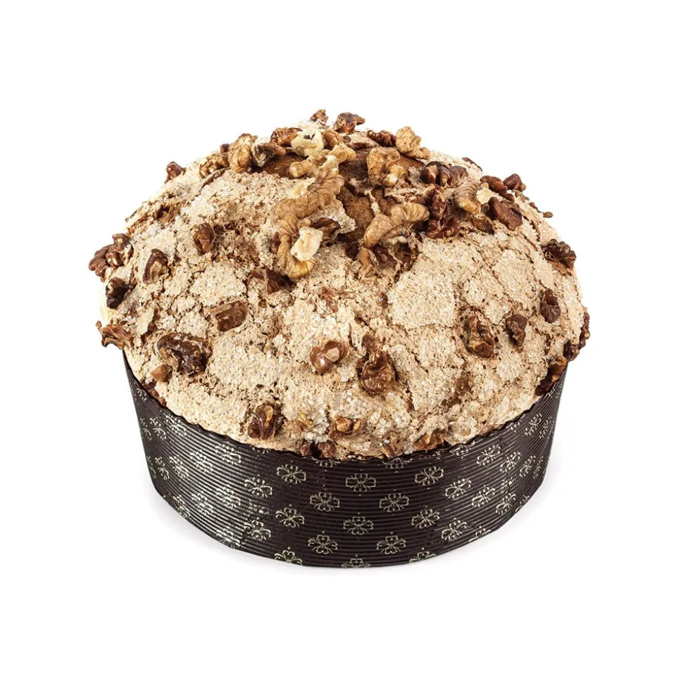 Vincente Delicacies - Panettone with Malvasia, Figs and Walnuts - Didime - Artisan in Metallic Box - Avvenice