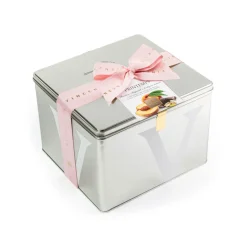 Vincente Delicacies - Panettone with Sicilian Pistachio, Peach and Chocolate - Printemps - Artisan in Metallic Box - Avvenice