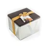 Vincente Delicacies - Panettone Covered with Dark Chocolate with Orange - Zagara - Artisan in Metallic Box - Avvenice