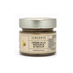 Vincente Delicacies - Sicilian Hazelnut Cream - Artisan Spreadable Creams - 90 g - Avvenice