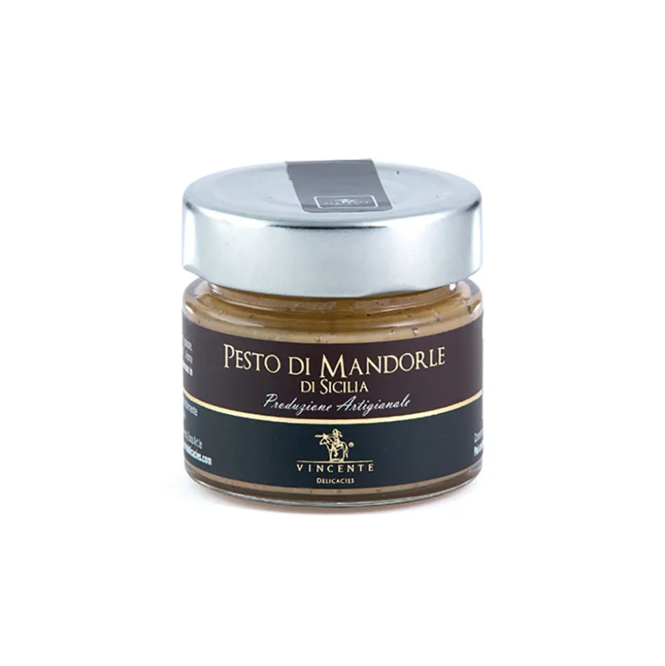 Vincente Delicacies - Sicilian Almond Pesto - Artisan Gourmet Pesto - 90 g - Avvenice