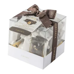 Vincente Delicacies - Soft Nougat Pieces with Sicilian Almond and Coated with 70% Extra Dark Chocolate - Baroque - Avvenice