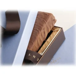 Vincente Delicacies - Soft Nougat Bar with Sicilian Almonds and Covered with Pure Milk Chocolate - Ribbon Box - Avvenice