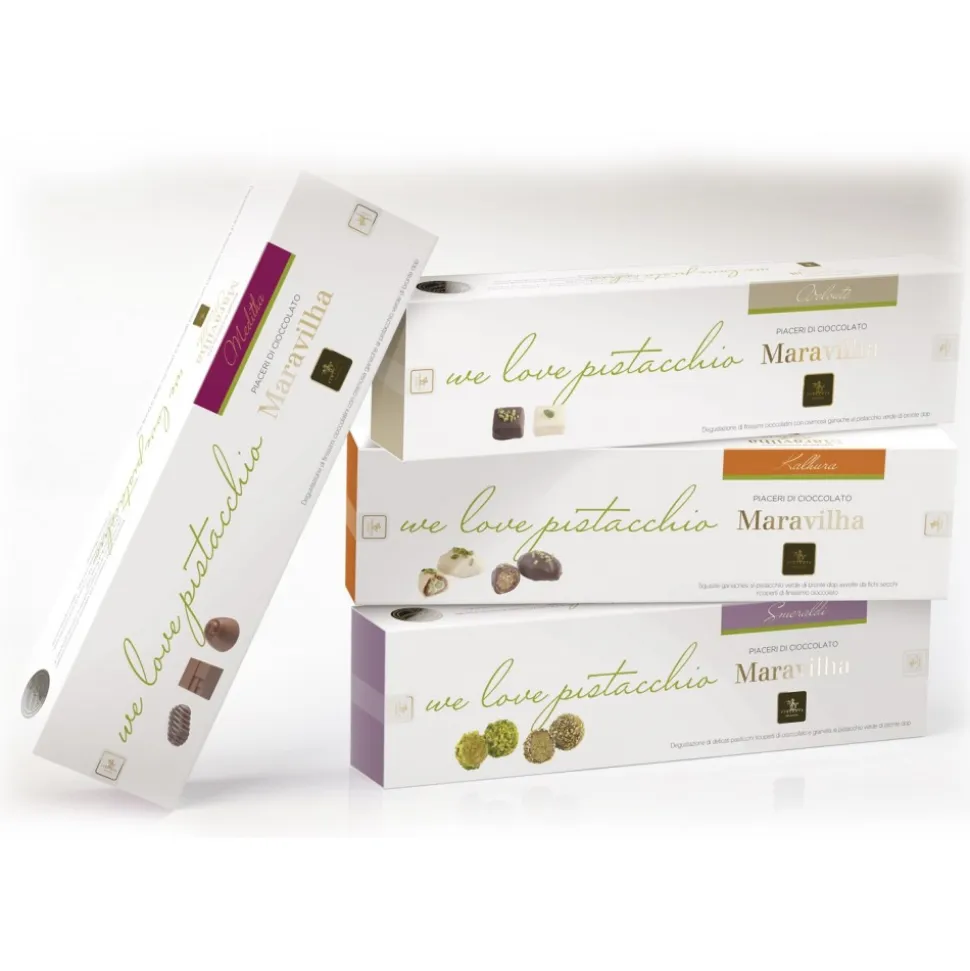 Vincente Delicacies - Soft Ganache of Green Pistachio from Bronte P.D.O. with Chocolate and Dried Figs - Maravilha Kalhura - Avvenice