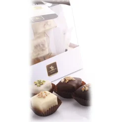 Vincente Delicacies - Soft Nougat Pieces with Sicilian Almond and Coated with Pure Milk Chocolate - Baroque - Avvenice