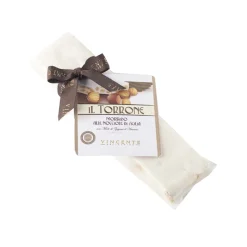 Vincente Delicacies - Soft Nougat Bar with Sicilian Hazelnuts - Opal Ribbon Flow-Pack - Avvenice